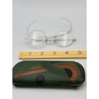 Antique 1900s Wire Rim Pince-nez   Windsor Spectacles  Art Deco Case Eyeglasses