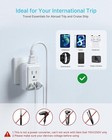 1 Pack Us To Japan Plug Adapter  Vintar Foldable Japan Travel Adapter With 2