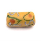 Rare Old Venetian Yellow Black Banded Wound African Trade Bead