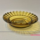 Vintage John Ascuaga s Nugget Reno Nv Casino Hotel Amber Glass Ashtray