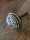 Vintage Antique  Ornate Brass Door Knob- Nice Patina