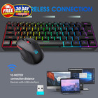 60  Wireless Gaming Keyboard And Mouse Combo Include 2 4g Small Mini 60        