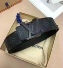 Louis Vuitton Belt 100  Authentic Leather M-l Size Women s Men s Black Classic