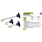 Williams Wrst4 Ratcheting Screwdriver  Comfort Grip T-handle  3-7 8-inch