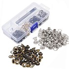  1 4 Inch 6mm  Leather Grommet Kit  200 Set Metal Eyelets Kit With 3 Grommet 