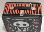 Rare Skelanimals Kit The Cat Lunch Box Metal Red Black 2010 Hot Topic Loungefly