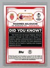 2022-23 Merlin Chrome Maghnes Akliouche Pink Mojo  275 Rookie Rc Monaco Psg
