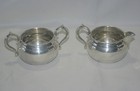 Gorham Sterling Silver Sugar Bowl   Creamer Set   gorham 909  910 