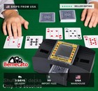 Card Shuffler 2 4 6 Deck  Automatic Electric Playing Card Shuffler  Battery Oper