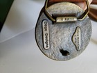 Vintage 1976 Indiana Metalcraft Dege Design Brass Unicorn Belt Buckle With Belt