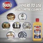 New Brasso-2660089334 Multi-purpose Metal Polish  8 Oz fast Shipping 
