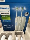 Philips Sonicare Optimal Clean Rechargeable Electric Toothbrush 2-pack    used   