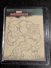 2008 Ud Marvel Masterpieces 3 The Beast Sketch Card By Justin Barrett 1 Of 100