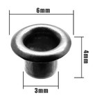 Litoexpe 1 8 Inch  3mm  Id Grommets Eyelets  200 Pieces Metal Grommet Kit Hol   
