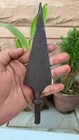 1800 s Antique Hand Forged Iron Indian Tribal Hunting Spear Head Dagger Blade