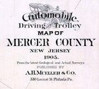 1905 Map Of Mercer County New Jersey