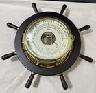 Vintage Ship s Wheel Clock And Barometer By Schatz Made In Germany
