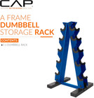 Cap A-frame Dumbbell Weight Rack   Color Series Alloy Steel