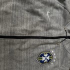 Nike Brasil Cbf Brazil National Team Soccer Full-zip Jacket Gray Men s L