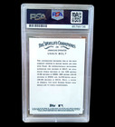 2024 Topps Allen Ginter Usain Bolt  208 Black Signed Auto Psa Dna Slab Coa