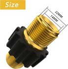 M22 14 Mm Male Thread To M22 14mm Male Fitting Pressure Washer Hose Coupler