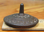 Vintage Ornate Cast Iron Miniature Pot Belly Wood   Coal Stove Top Lid