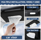 Car Tissue Holder With Ultra Soft Lotion Facial Tissues - Slim Visor Mount For C