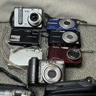 Digital Camera Lot Bundle Of 9 For Parts  Repair Canon  Nikon