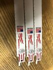 New Milwaukee 12  Sawzall Metal Blades 3 pack 18 Tpi 48-01-7189