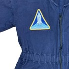 Vintage Nasa Jumpsuit Youth 8 Blue Space Shuttle Astronaut Costume 90s