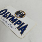 Vtg Olympia Beer Sticker Decal  it s The Water  1986 Bar Man Cave New Nos 7 5 