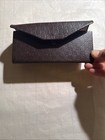 Gucci Eye Glass Eyewear Case Embossed Logo Trifold - Brown Leather Authentic