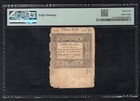 Ct-198 June 7  1776 3s Three Shillings Connecticut Colonial Note Pmg Vf-35