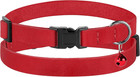 Breakaway Cat Collar Leather With Removable Bell - 13 Colors Available - Soft Ad
