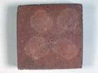 Grueby Faience  star  Tile 3  X  Arts   Crafts Blue And Yellow Glaze