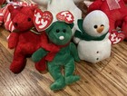 Lot Of 6 Ty Beanies  Small Christmas Babies W Tags  Very Cute Jingle Beanies   