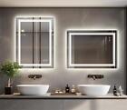 Luvodi Led Bathroom Wall Mount Mirror Illuminated Lighted Vanity Mirror Hardwire