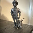 Hudson Pewter Patton Pewter Soldier Figurine 1972 Signed 4in Silver