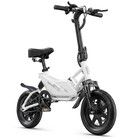 Electric Bike For Adults  14   Ebike With 350w Motor  36v7 8ah Battery  White