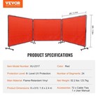 Welding Screen With Frame  6  X 8  3 Panel Welding Curtain Screens