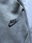 Nike Men s Size M Gray Jogger Pants Cotton Blend Drawstring Zip Pocket