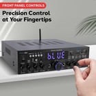 Pyle Pda4bu Bluetooth Multi-channel Power Amplifier Home Audio Receiver System