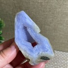 98g Blue Lace Agate Crystal Raw Specimen Geode
