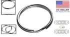 Bulk 100-pack 1 Inch Key Rings - Durable Silver Nickel For Keys   Diy Projects