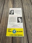 Vintage 1960 New York Thruway Map Brochure Governor Thomas E  Dewey Trail Blazer