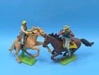 Britains Ltd Deetail Toy Soldiers Civil War Cowboys Calvary Horses Lot Of 10
