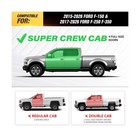 Running Board Side Steps Supercrew Cab Compatible For 2015-2026 Ford F150   2   