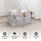 Baby Diaper Caddy Organizer  Nursery Storage Basket For Diaper Station  Baby    