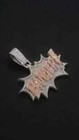 Men Custom Name Pendant 2 5 7ct Vvs1 Real Moissnite 925 Two-tone Sterling Silver