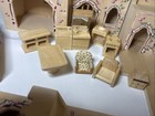 Rare Melissa   Doug Wooden Folding Princess Castle Playset Vintage 